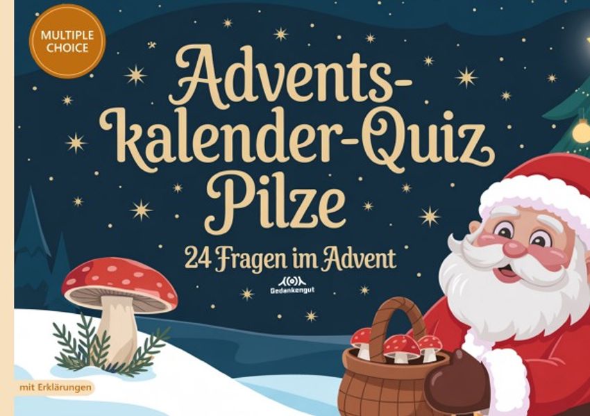 Cover von Adventskalender-Quiz Pilze