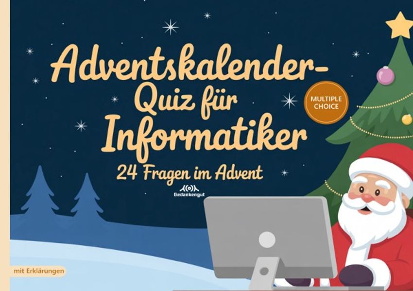 Cover von Adventskalender-Quiz für Informatiker