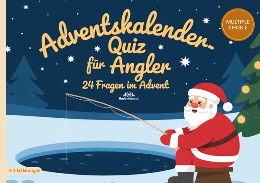 Cover von Adventskalender-Quiz für Angler