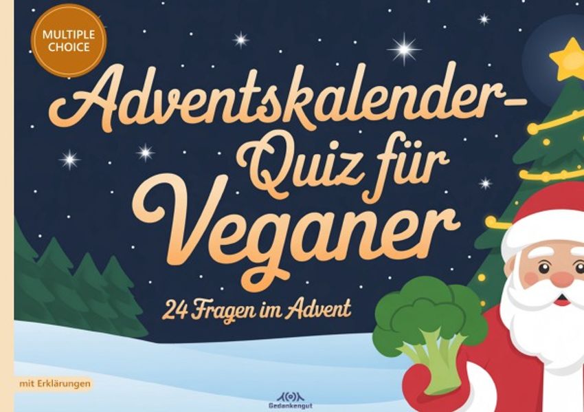 Cover von Adventskalender-Quiz für Veganer