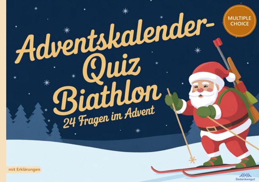 Cover von Adventskalender-Quiz Biathlon