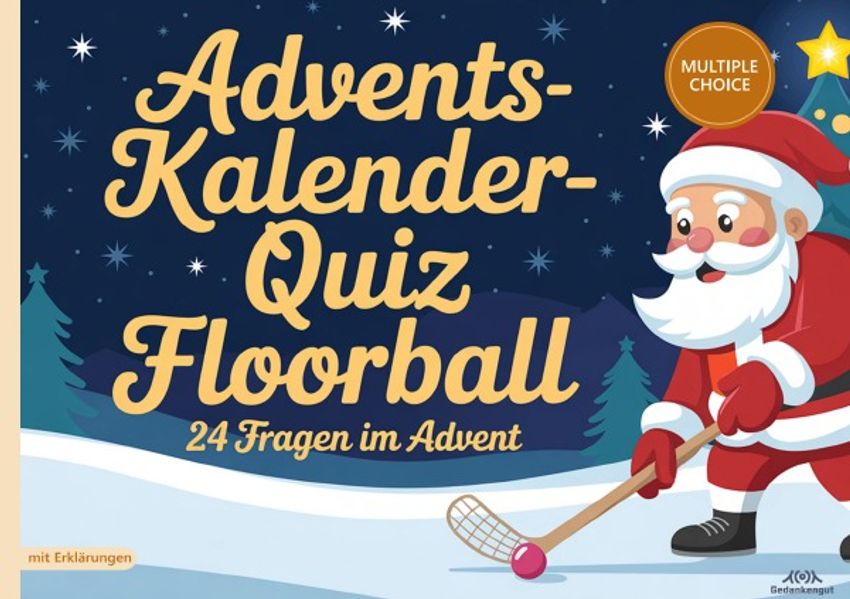 Cover von Adventskalender-Quiz Floorball