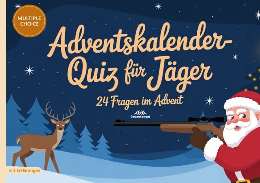 Cover von Adventskalender-Quiz für Jäger