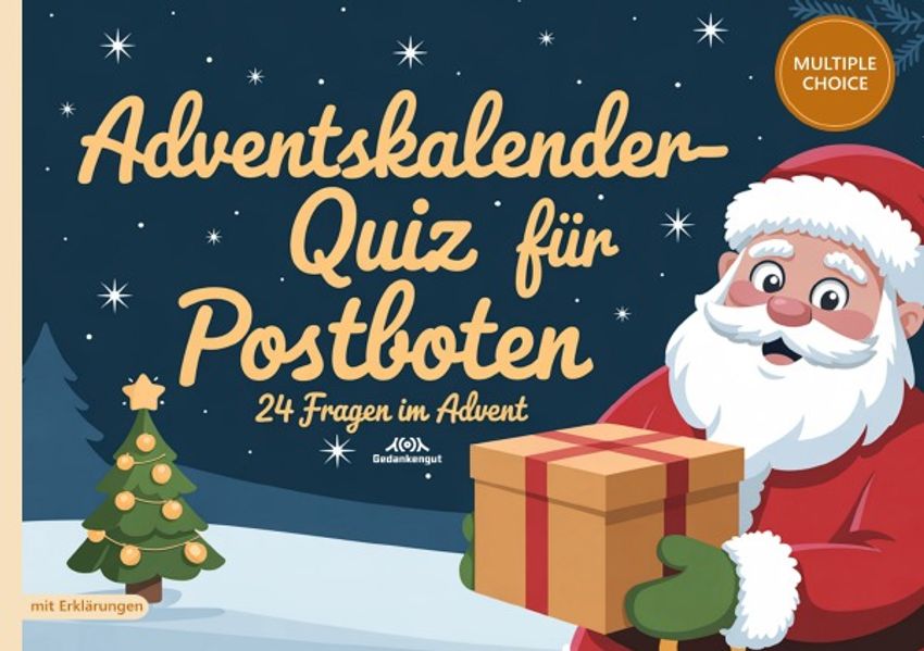 Cover von Adventskalender-Quiz für Postboten