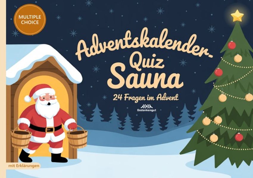 Cover von Adventskalender-Quiz Sauna