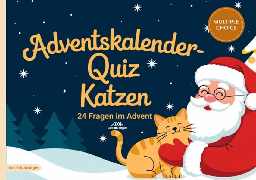 Cover von Adventskalender-Quiz Katzen