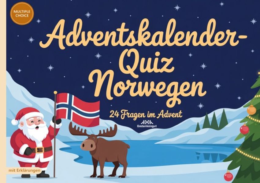 Cover von Adventskalender-Quiz Norwegen