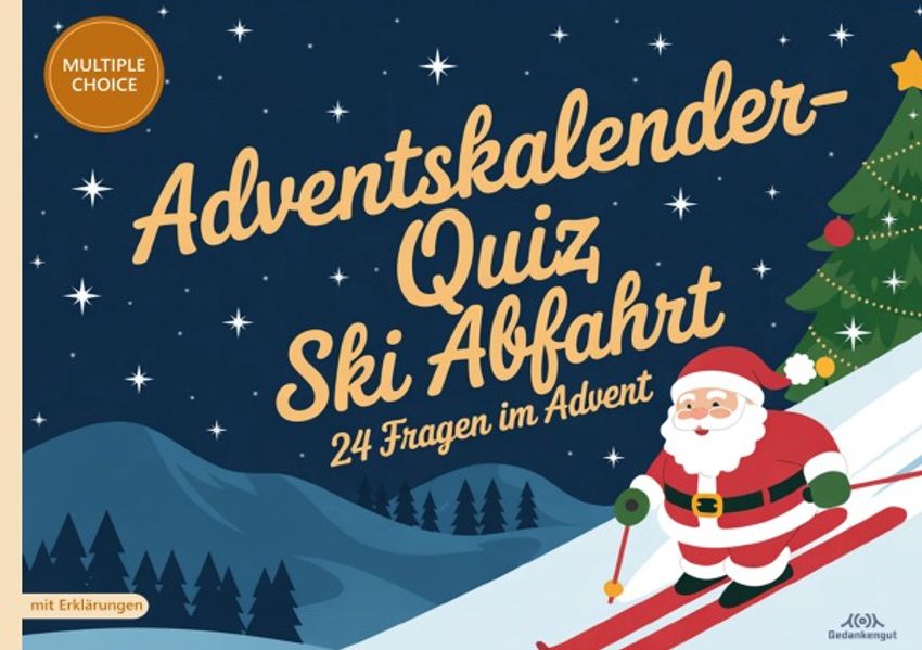 Cover von Adventskalender-Quiz Ski Abfahrt