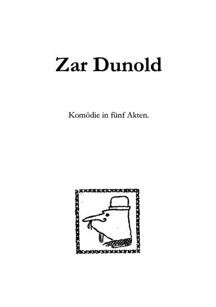 Cover von Zar Dunold