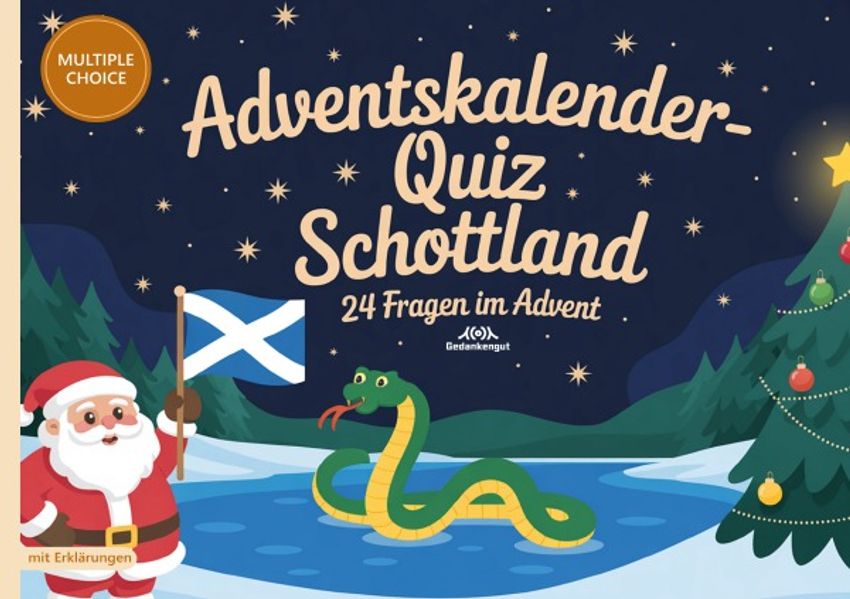 Cover von Adventskalender-Quiz Schottland