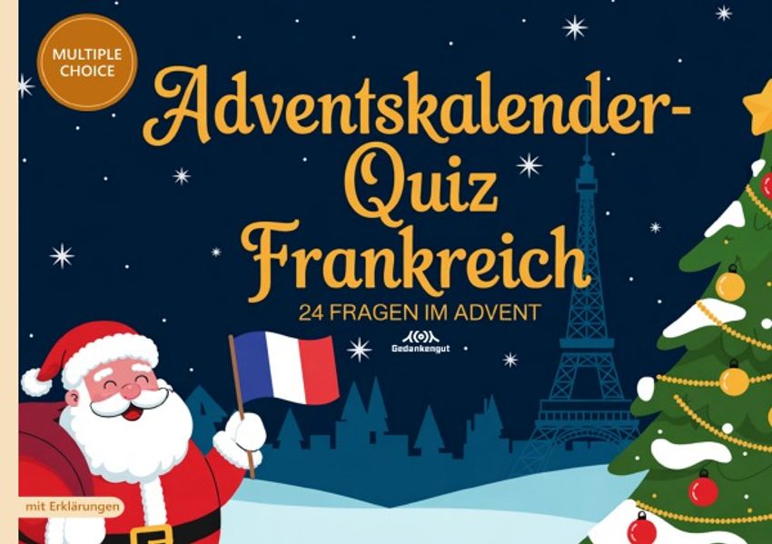 Cover von Adventskalender-Quiz Frankreich
