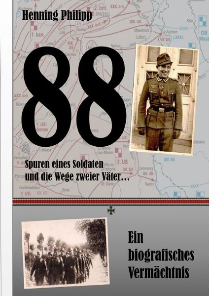Cover von 88 – Spuren eines Soldaten und die Wege zweier Väter
