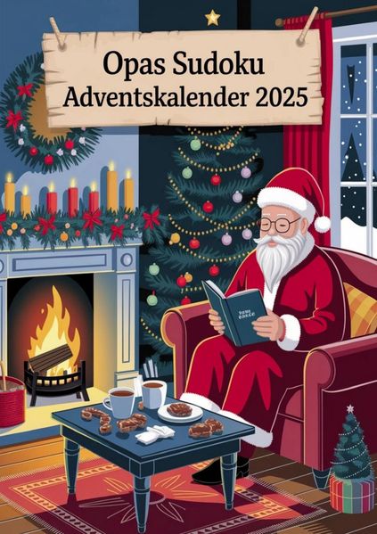 Cover von Opas Sudoku Adventskalender 2025