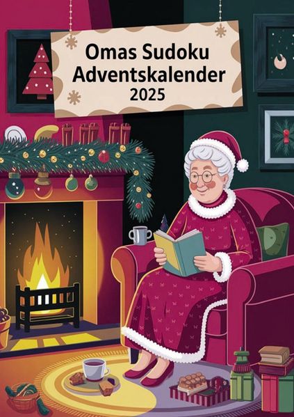 Cover von Omas Sudoku Adventskalender 2025
