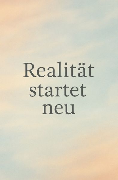 Cover von Realität startet neu