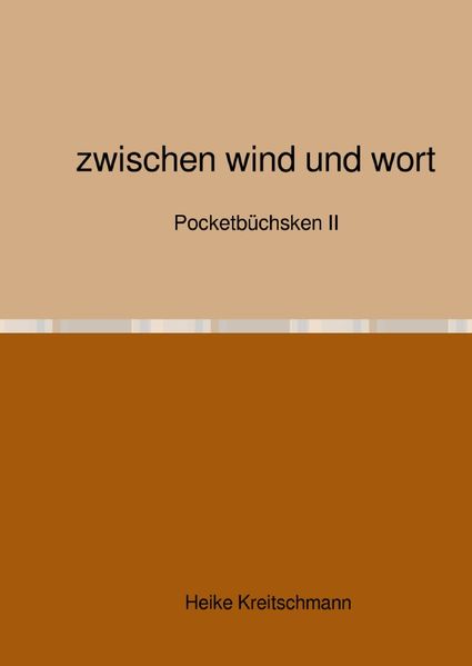 Cover von Pocketbüchsken/zwischen wind und wort