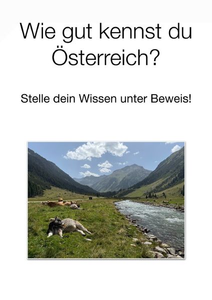 Cover von Wie gut kennst du Österreich?