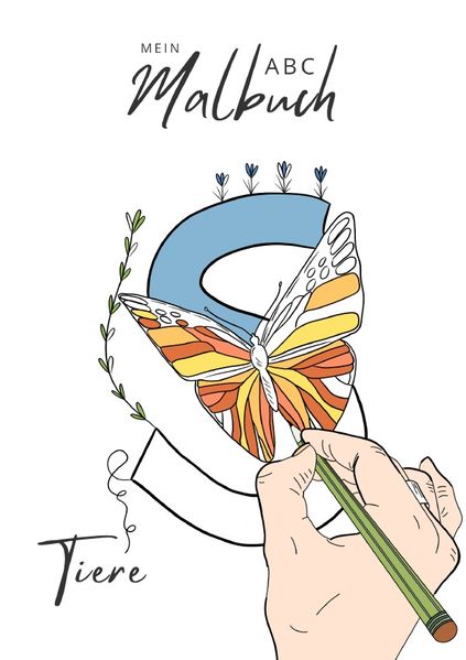 Cover von Mein Malbuch ABC der Tiere