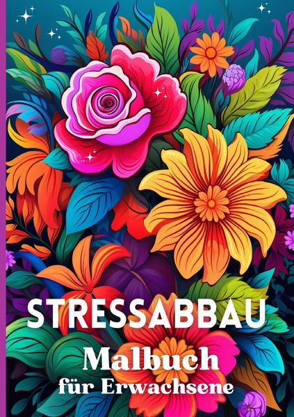Cover von Stressabbau Malbuch für Erwachsene