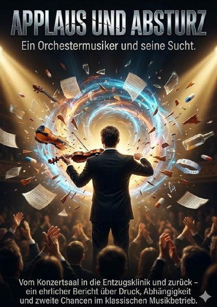 Cover von Applaus und Absturz: Ein Orchestermusiker und seine Sucht
