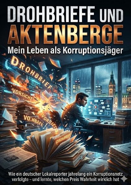 Cover von Drohbriefe und Aktenberge: Mein Leben als Korruptionsjäger