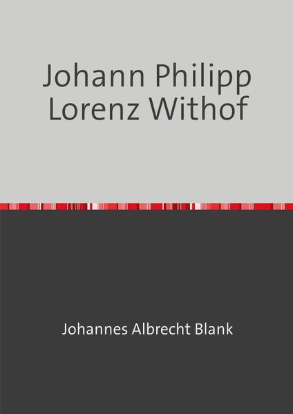 Cover von Johann Philipp Lorenz Withof