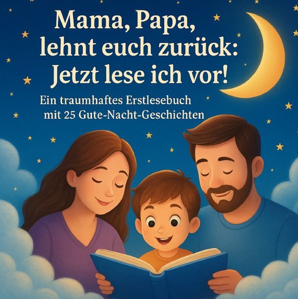 Cover von Mama, Papa, lehnt euch zurück: Jetzt lese ich vor!: 25 traumhafte Gute-Nacht-Geschichten
