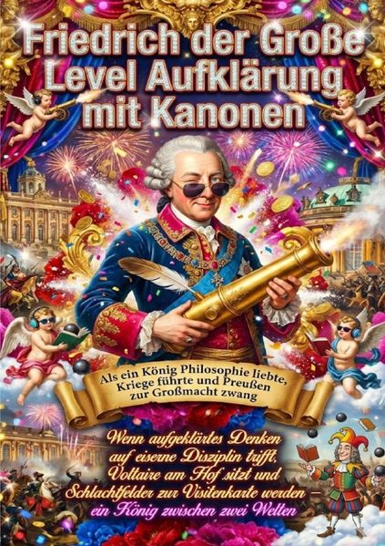 Cover von Friedrich der Große Level Aufklärung mit Kanonen: Als ein König Philosophie liebte, Kriege führte und Preußen zur Großmacht zwang