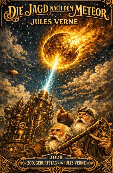 Cover von 2028 – 200. Geburtstag von Jules Verne/Die Jagd nach dem Meteore