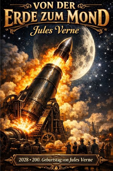 Cover von 2028 – 200. Geburtstag von Jules Verne/Von der Erde zum Mond