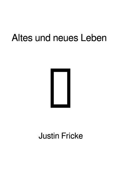 Cover von Altes und neues Leben
