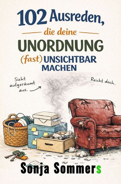 Cover von 102 Ausreden, die deine Unordnung (fast) unsichtbar machen