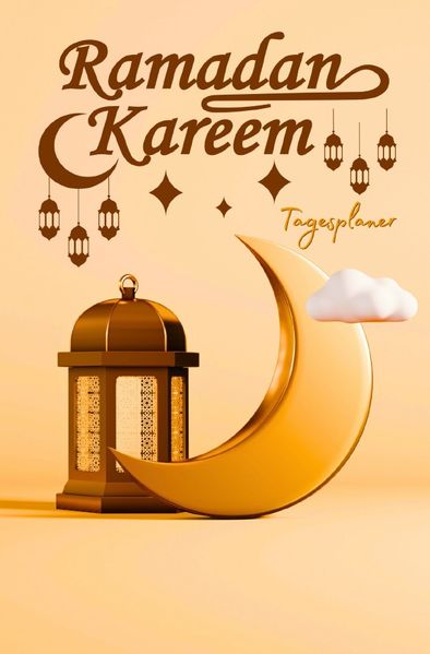 Cover von Ramadan Kareem – Tagesplaner: 100 Seiten im Taschenbuchformat