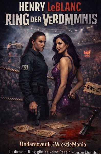 Cover von Ring der Verdammnis – Ein WrestleMania- Krimi
