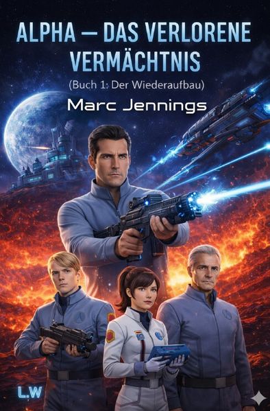 Cover von Alpha – Das Verlorene Vermächtnis/ALPHA – DAS VERLORENE VERMÄCHTNIS – Buch 1- Der Wiederaufbau