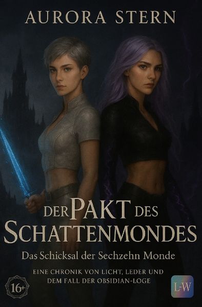 Cover von Der Pakt des Schattenmondes – Das Schicksal der Sechzehn Monde „Eine Chronik von Licht, Leder und dem Fall der Obsidian-Loge“