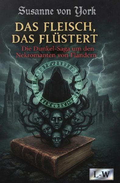 Cover von DAS FLEISCH, DAS FLÜSTERT – Die Dunkel-Saga um den Nekromanten von Flandern