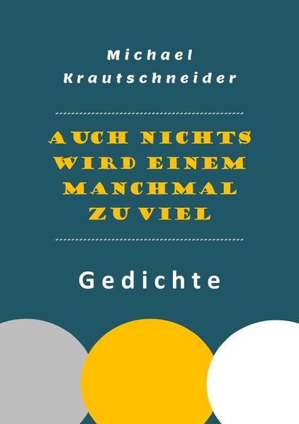 Cover von Auch nichts wird einem manchmal zu viel