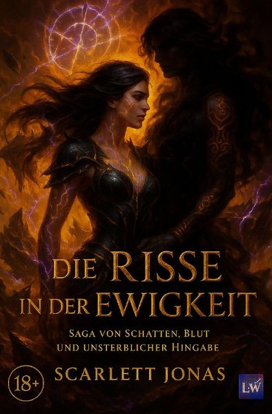 Cover von Die Risse in der Ewigkeit – Saga von Schatten, Blut und unsterblicher Hingabe Scarlett