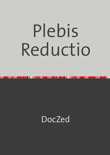 Cover von Plebis Reductio