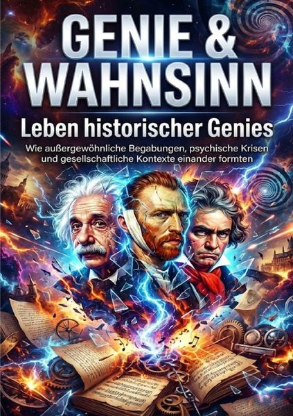 Cover von Genie & Wahnsinn: Leben historischer Genies
