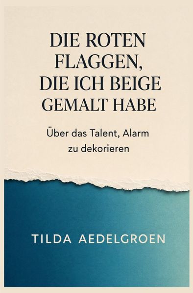 Cover von Die roten Flaggen, die ich beige gemalt habe – Über das Talent, Alarm zu dekorieren