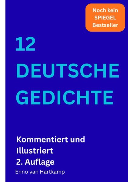 Cover von 12 Deutsche Gedichte aus drei Jahrhunderten