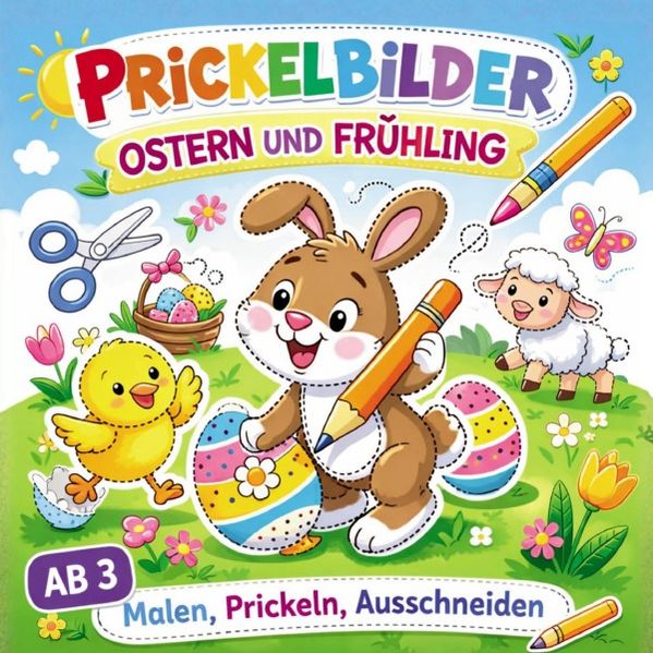 Cover von Prickelbilder Ostern und Frühling