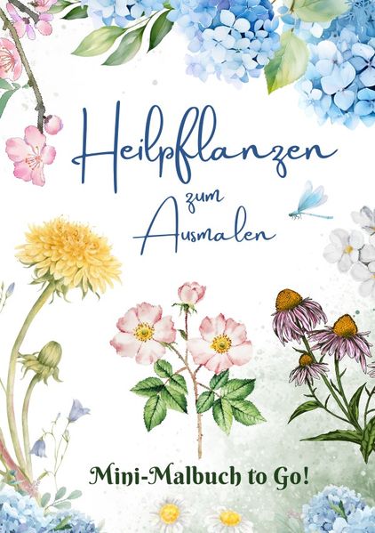 Cover von Heilpflanzen zum Ausmalen