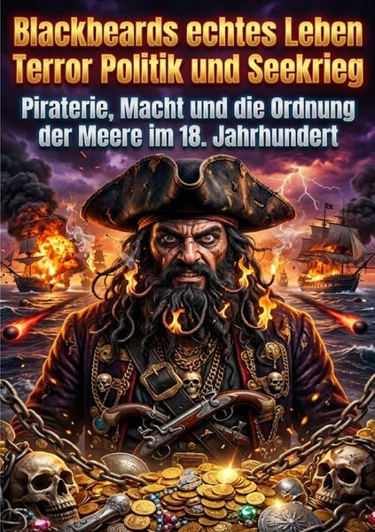 Cover von Blackbeards echtes Leben: Terror Politik und Seekrieg