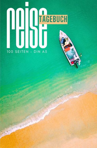 Cover von Reisetagebuch: 100 Seiten im Taschenbuchformat