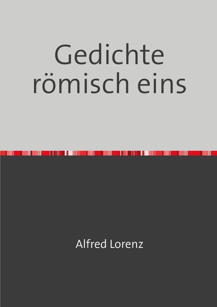 Cover von Gedichte römisch eins