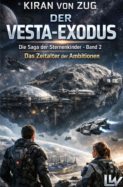 Cover von Der Vesta-Exodus – Die Saga der Sternenkinder/Der Vesta-Exodus – Die Saga der Sternenkinder – Babd 2 – Das Zeitalter der Ambitionen