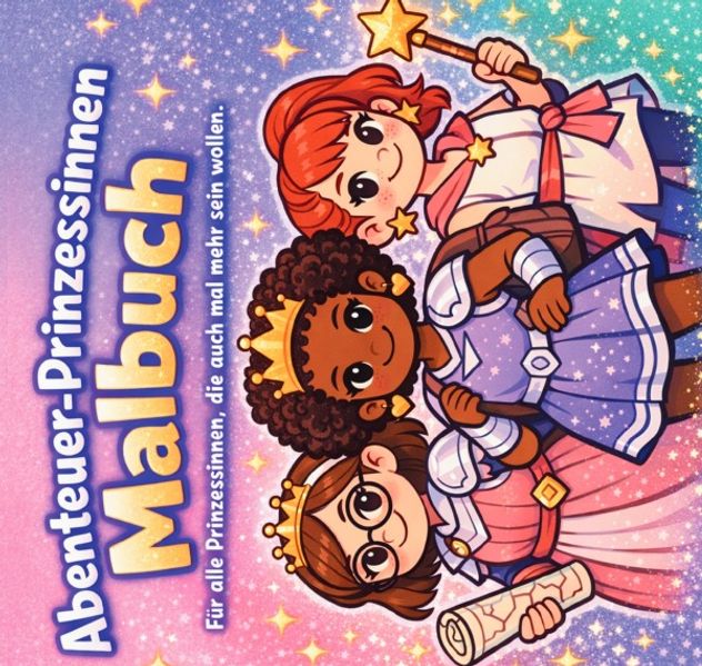 Cover von Abenteuer-Prinzessinnen Malbuch